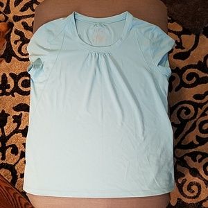 Women's Blue L.L. Bean Athletic Tee